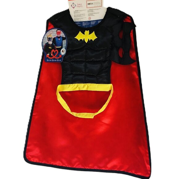 New w/Tag-Great Pretenders Reversible Superhero Tunic Cape with Mask Size 4-7 - Picture 4 of 16